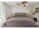 Relaxing main bedroom with a spacious layout and fireplace at 430 N Vineyard --, Mesa, AZ 85201