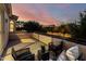Cozy balcony with comfortable seating, offering a relaxing outdoor space at 4494 E Reins Rd, Gilbert, AZ 85297