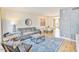 Open-concept living area with modern furniture, stylish decor, and dining space at 4620 N 68Th St # 166, Scottsdale, AZ 85251