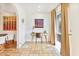 Open floor plan showing office area with modern desk and Southwestern decor at 4620 N 68Th St # 166, Scottsdale, AZ 85251