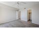 Large bedroom with ensuite bathroom and closet featuring carpet and natural light at 4925 E Desert Cove Ave # 326, Scottsdale, AZ 85254