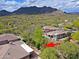Home with desert landscaping and a beautiful backyard pool at 6714 E Amber Sun Dr, Scottsdale, AZ 85266