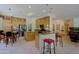 Open concept kitchen with island, breakfast table, and bar seating at 6714 E Amber Sun Dr, Scottsdale, AZ 85266