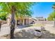 Home boasts a covered patio, mature trees, and desert landscaping at 902 W Saragosa St, Chandler, AZ 85225