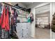 Walk-in closet with shelves and racks for optimal storage space at 1207 E Sequoia Dr, Phoenix, AZ 85024