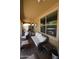 Covered patio space with comfortable seating, perfect for outdoor relaxation and entertainment at 18436 W Shasta St, Goodyear, AZ 85338