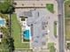 Aerial view showcases the luxurious estate with pool and beautifully landscaped grounds at 6633 E Horseshoe Rd, Paradise Valley, AZ 85253