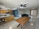 The open floor plan allows easy flow between the kitchen, dining, and living spaces at 12836 N 39Th Ln, Phoenix, AZ 85029