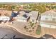 Lovely home with a three-car garage, solar panels, and desert landscaping at 329 S Marin Dr, Gilbert, AZ 85296