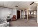 Comfortable living room featuring an archway that flows into the dining area at 661 S Hawes Rd # 81, Mesa, AZ 85208