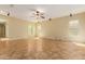 Spacious living room with tile flooring, neutral paint, and ample natural light at 882 E Parkview Dr, Gilbert, AZ 85295