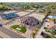 Areal showing circular drive, large lot and community at 16368 W Watkins St, Goodyear, AZ 85338