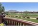 Stunning view of the golf course, pond and mountain from the patio at 6557 S Classic Way, Gilbert, AZ 85298