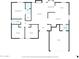 Detailed floor plan showcasing the layout of the home, including bedrooms, bathrooms, kitchen, and living areas at 1210 W Stottler Dr, Chandler, AZ 85224