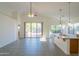 Bright living area with views of the backyard through sliding glass doors at 1463 W Mead Dr, Chandler, AZ 85248