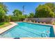 Private backyard swimming pool featuring a clean, refreshing oasis at 2908 E Pinchot Ave, Phoenix, AZ 85016