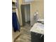 Bright bathroom showcasing double sinks and shower at 30440 N 42Nd Pl, Cave Creek, AZ 85331