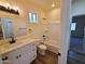 Bathroom with tub and single sink at 350 N Florence St, Florence, AZ 85132