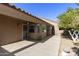 A private patio and xeriscaped backyard space that combines relaxation with easy maintenance at 4202 E Broadway Rd # 40, Mesa, AZ 85206