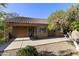 A delightful backyard space with an extended patio and low maintenance desert landscaping at 4202 E Broadway Rd # 40, Mesa, AZ 85206