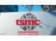 TSMC North America logo sign at 42102 N Long Cove Way, Phoenix, AZ 85086