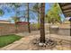 Landscaped backyard with built-in grill, mature trees, decorative rocks, and artificial turf for easy maintenance at 4840 E Sunnyside Dr, Scottsdale, AZ 85254