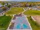 Overhead view of a community basketball court surrounded by greenery, promoting an active lifestyle at 6556 N 43Rd Ave, Glendale, AZ 85301