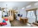 Bright living room featuring built-in cabinetry and laminate flooring at 111 S Greenfield Rd # 611, Mesa, AZ 85206