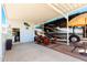 RV parking features a covered patio area, outdoor seating, privacy fence, and connection to the RV at 111 S Greenfield Rd # 784, Mesa, AZ 85206