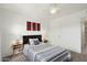 Inviting bedroom featuring a ceiling fan, bedside tables, and a neutral color scheme at 14203 N 19Th Ave # 1031, Phoenix, AZ 85023