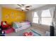 bedroom with fun colorful decor and nice natural light at 2109 S Luther --, Mesa, AZ 85209