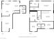 Detailed floor plan showcasing the layout of the home with dimensions for each room on both floors at 2109 S Luther --, Mesa, AZ 85209