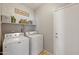 Well-organized laundry room with shelving and modern washer and dryer at 2109 S Luther --, Mesa, AZ 85209