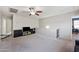 Spacious loft featuring neutral carpet and ceiling fan at 2109 S Luther --, Mesa, AZ 85209