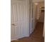 Bright closet with custom shelving is conveniently located off of the main bathroom at 2434 S Colleen --, Mesa, AZ 85210