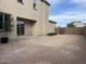 Spacious backyard with block fence, perfect for customization and outdoor enjoyment at 26119 N 23Rd Ave, Phoenix, AZ 85085