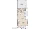 Detailed first floor plan showcasing kitchen, dining, living area and two car garage at 26119 N 23Rd Ave, Phoenix, AZ 85085