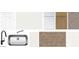 Selection of kitchen materials featuring tile, counter, cabinets, sink, and hardware at 26119 N 23Rd Ave, Phoenix, AZ 85085