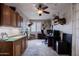 Unique office space with custom-built desk and ample storage at 3053 S Canfield --, Mesa, AZ 85212