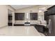 Kitchen with stainless steel appliances, quartz countertops, and gas range at 3700 N 149Th Ln, Goodyear, AZ 85395