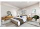 Tranquil bedroom with a neutral palette, a big bed and soft textures for a restful retreat at 617 W Gibraltar Ln, Phoenix, AZ 85023