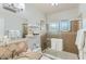 Bathroom features shower over tub and granite counters at 8222 E Sheridan St, Scottsdale, AZ 85257