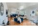 Inviting living room featuring hardwood floors, white trim, and stylish decor at 8222 E Sheridan St, Scottsdale, AZ 85257