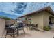 Charming backyard patio with multiple seating areas and a barbecue at 8222 E Sheridan St, Scottsdale, AZ 85257