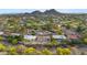 Wide aerial perspective showing the property, surrounding neighborhood and desert landscape at 845 E Village Circle S Dr, Phoenix, AZ 85022
