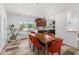 Cozy dining room with modern table, chairs, and view of the backyard at 845 E Village Circle S Dr, Phoenix, AZ 85022