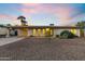 Exterior dusk shot of a quaint home showcasing desert landscaping, covered parking, and a welcoming facade at 845 E Village Circle S Dr, Phoenix, AZ 85022