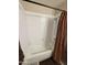 Clean and functional bathroom shower with white tiled walls and modern fixtures at 15252 N 100 St # 1146, Scottsdale, AZ 85260