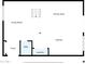 Floor plan featuring a foyer, living room, dining area, bath, laundry, and kitchen at 4208 N Parkway Ave, Scottsdale, AZ 85251