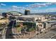 Aerial view of a dynamic sports and entertainment district in an urban area at 706 E Washington St # 207, Phoenix, AZ 85034